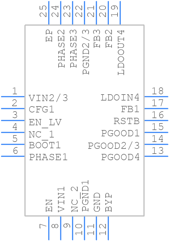 ISL78083ARZ-T7A - Renesas Electronics - PCB symbol