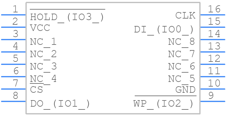 W25N01GVSFIT - Winbond - PCB symbol
