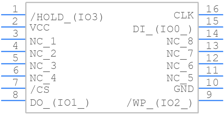 W25N01GVSFIG - Winbond - PCB symbol
