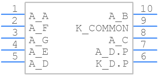 GL8E030 - Sharp Microelectronics - PCB symbol