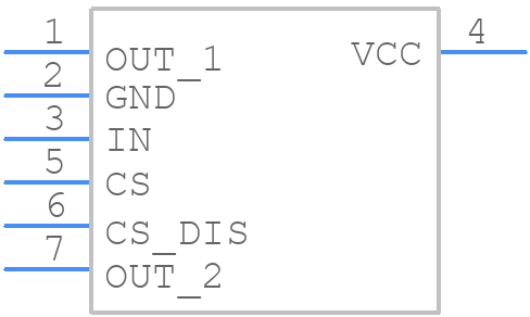 VN5E010MHTR-E - STMicroelectronics - PCB symbol