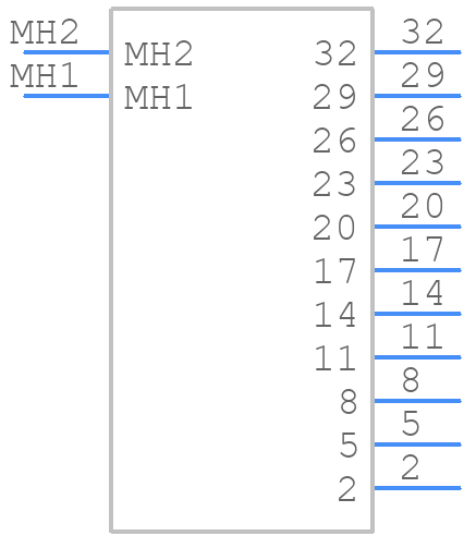 233235 - TE Connectivity - PCB symbol