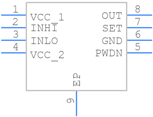 MAX2014ETA+ - Analog Devices - PCB symbol