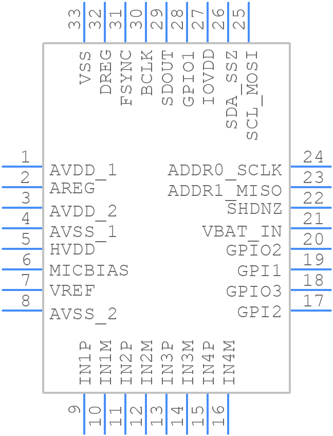 XCM6340QRTVRQ1 - Texas Instruments - PCB symbol
