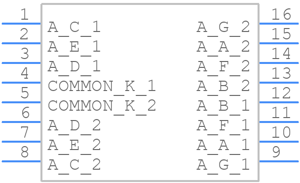 KW2-402CS - Luckylight - PCB symbol