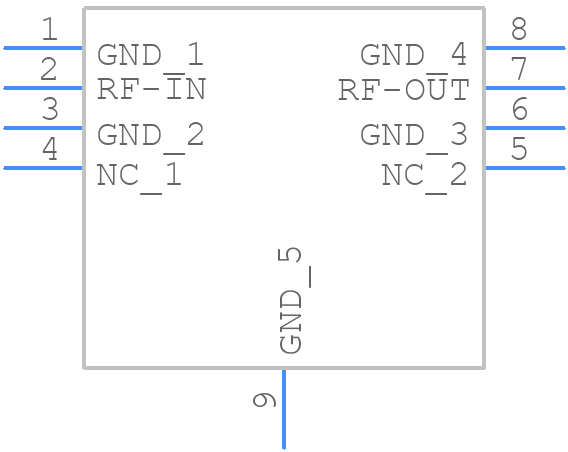 EQY-5-24+ - Mini-Circuits - PCB symbol