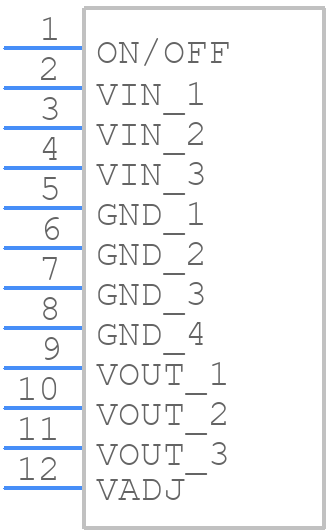 R-736.5D - RECOM Power - PCB symbol