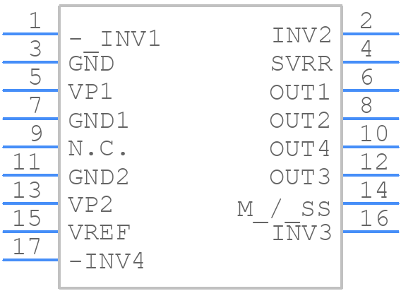 TDA1558Q - NXP - PCB symbol