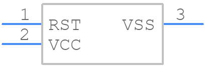 STM1812MWX7F - STMicroelectronics - PCB symbol