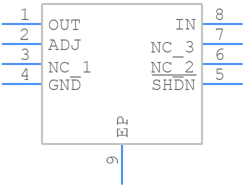 LT3014HVEDD#PBF - Analog Devices - PCB symbol