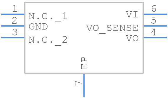 ST1L05PU25R - STMicroelectronics - PCB symbol