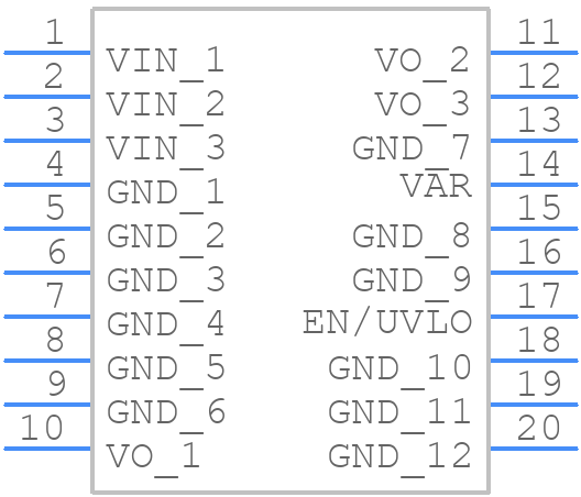 MYSGK02506BRSR - Murata Electronics - PCB symbol
