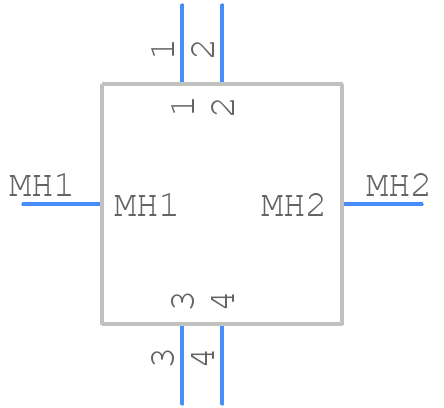 0194280011 - Molex - PCB symbol