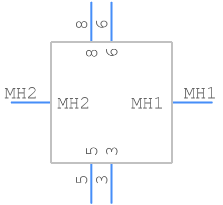 KMDVLX-4S-N - Kycon - PCB symbol