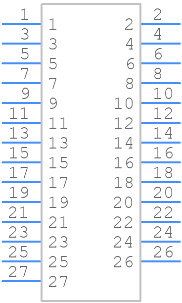 MTSW-109-05-G-T-105 - SAMTEC - PCB symbol