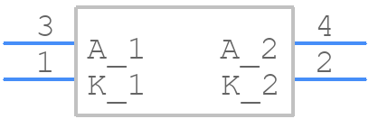 SMLK18WBJAW1 - ROHM Semiconductor - PCB symbol