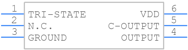 ECS-LVDS33-2000-BN - ECS - PCB symbol