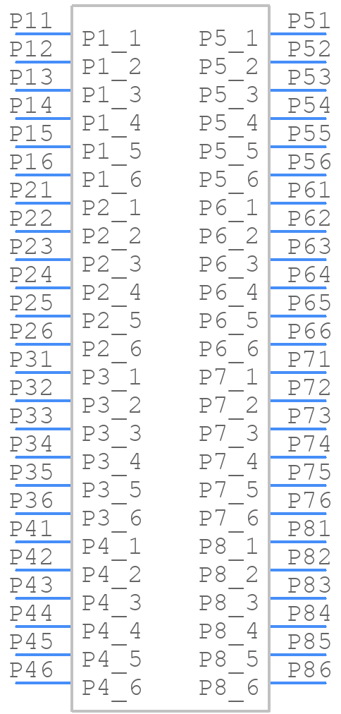 UPS-08-07.0-03-L-PV - SAMTEC - PCB symbol