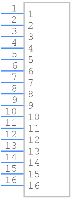 SSW-116-02-H-S - SAMTEC - PCB symbol