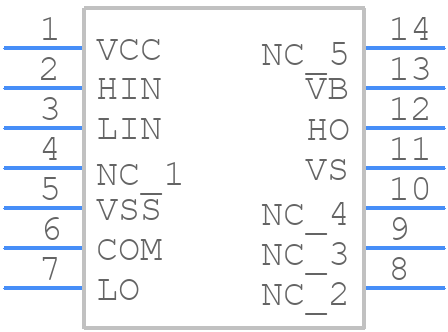 IR21064STRPBF - Infineon - PCB symbol