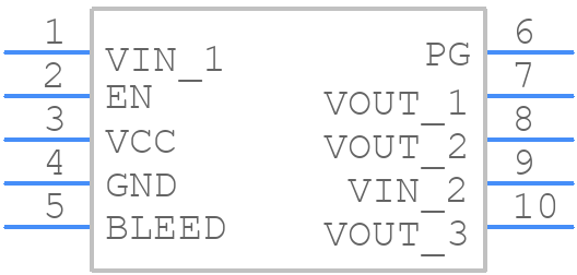 DML3006LFDS-7 - Diodes Incorporated - PCB symbol