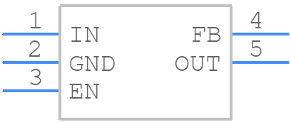 PTPS78401QDBVRQ1 - Texas Instruments - PCB symbol