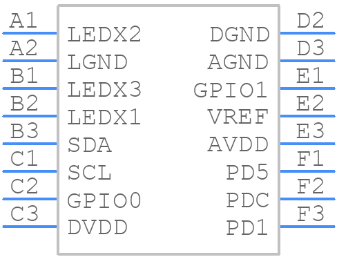 ADPD1080BCBZR7 - Analog Devices - PCB symbol
