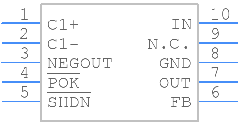 MAX881REUB+ - Analog Devices - PCB symbol