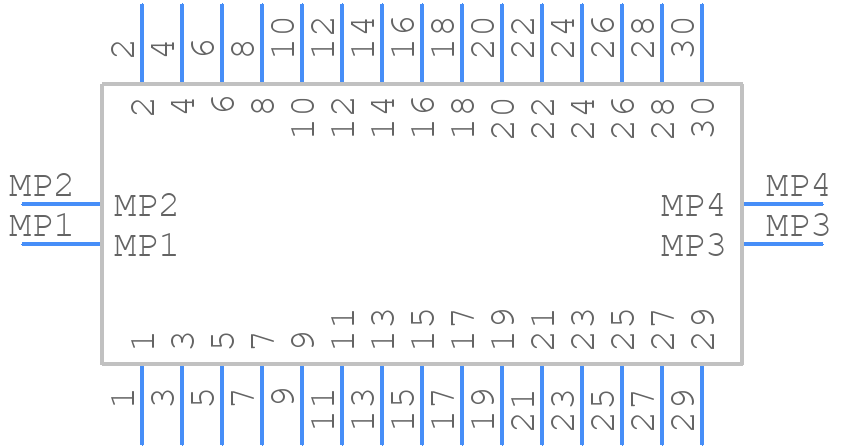 5019513000 - Molex - PCB symbol