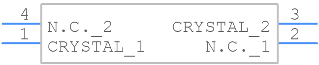 QC3224.0000F12B12M - Qantek - PCB symbol