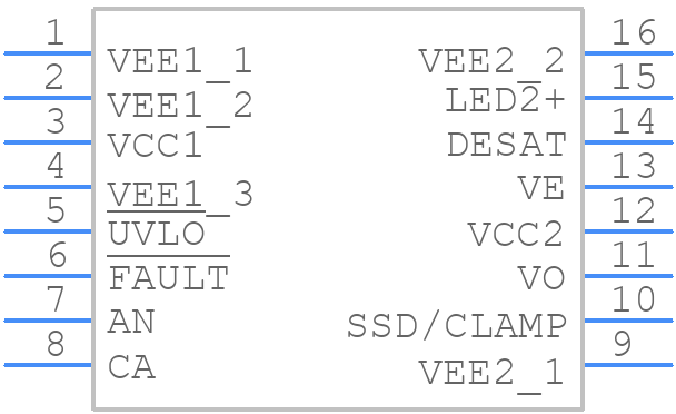 ACPL-34JT-500E - Avago Technologies - PCB symbol