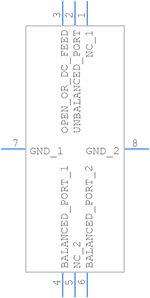 2450FB39B100 - JOHANSON TECHNOLOGY - PCB symbol