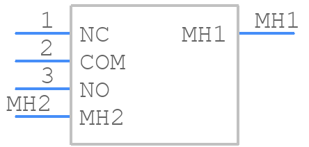 AS12BV - NKK Switches - PCB symbol