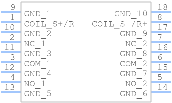 G6KU-2F-RF-TR09DC5 - OMRON Electronics - PCB symbol