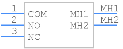 M2B15BA5W30 - NKK Switches - PCB symbol