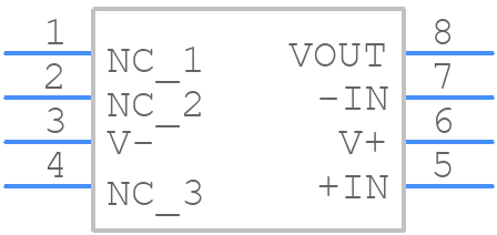 MAX452CSA+ - Analog Devices - PCB symbol