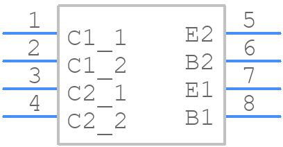 ZDT6702TA - Diodes Incorporated - PCB symbol