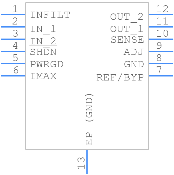 LT3066EMSE-3.3#PBF - Analog Devices - PCB symbol