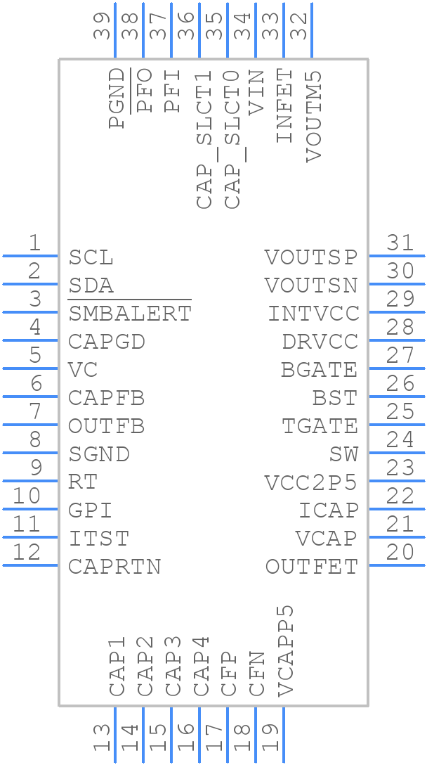LTC3350IUHF#PBF - Analog Devices - PCB symbol