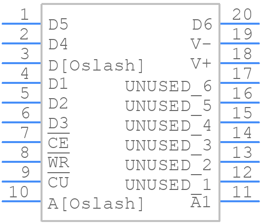 DL1416B - Hewlett Packard - PCB symbol