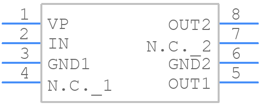 TDA7052 - Nexperia - PCB symbol