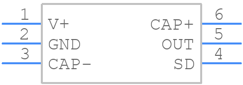 LM2765M6X NOPB - Texas Instruments - PCB symbol