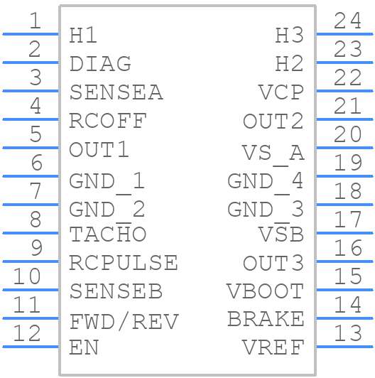 L6229DTR - STMicroelectronics - PCB symbol