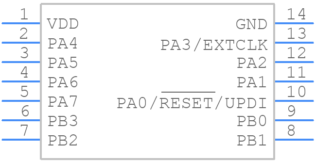 ATTINY404-SSFR - Microchip - PCB symbol