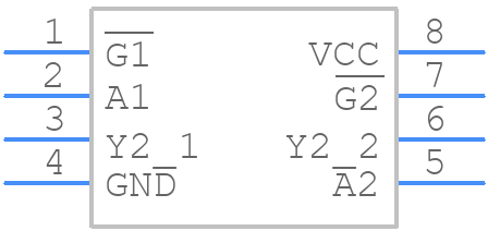 TC7W125FUTE12LF - Toshiba - PCB symbol