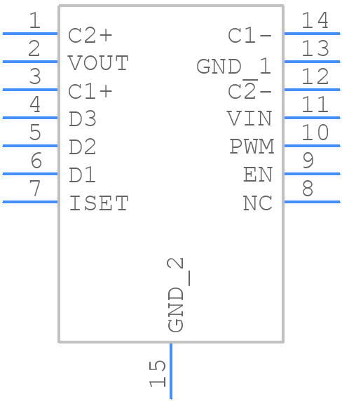 LM3570SD - Texas Instruments - PCB symbol
