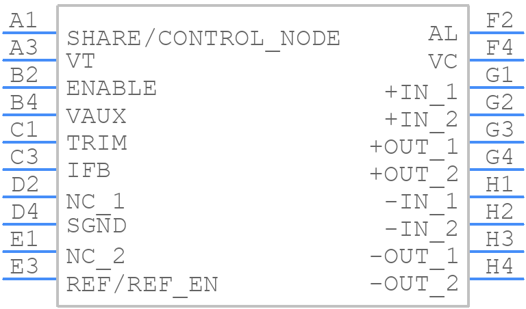 PRM48BH480T250A00 - VICOR - PCB symbol