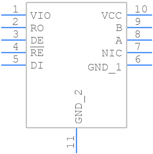 ADM3062EBCPZ - Analog Devices - PCB symbol
