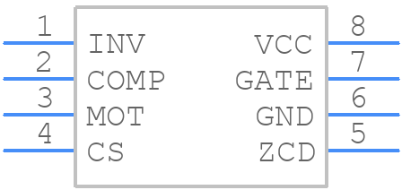 FL6961MY - onsemi - PCB symbol
