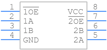 74CBTLV3306DCH - Nexperia - PCB symbol